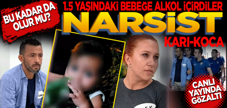 1,5 yaşındaki bebeğe alkol içirdiler!