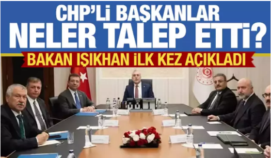 Bakan Işıkhan SGK borçları nedeniyle CHP'li belediye başkanlarıyla toplantı gerçekleştirdi