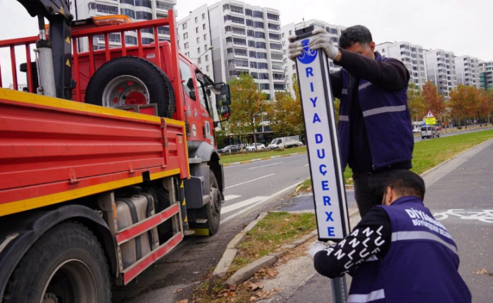 Diyarbakır’da 8 yıl sonra bir ilk Bisiklet yolu Kürtçe tabelayla geldi