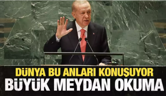 Erdoğan'dan Büyük meydan okuma!           