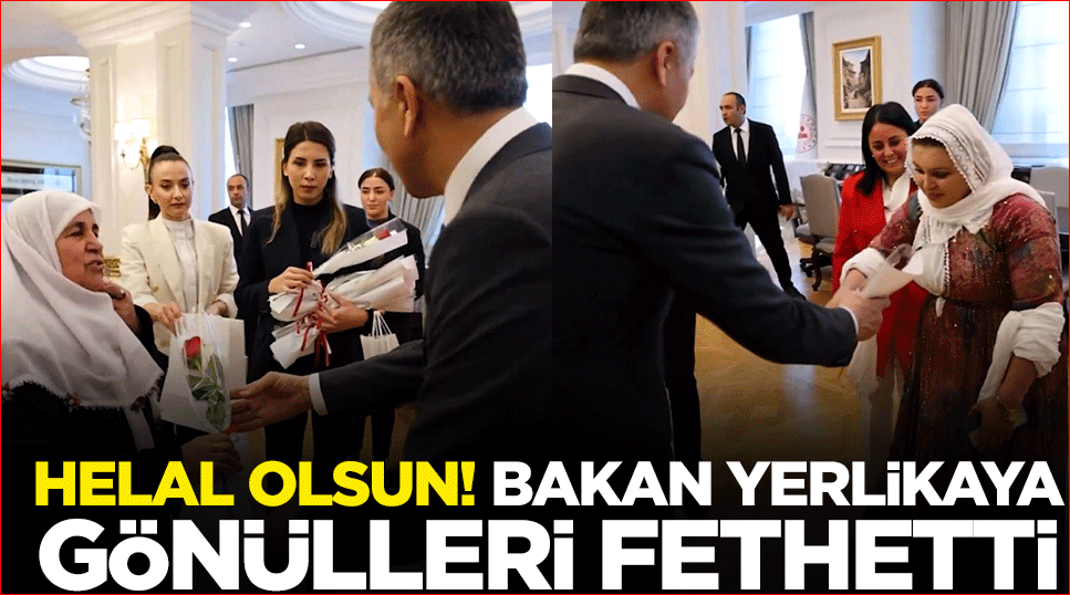 Helal olsun! Bakan Ali Yerlikaya gönülleri fethetti