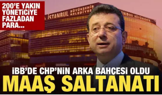 İBB’de çifte maaş saltanatı                     