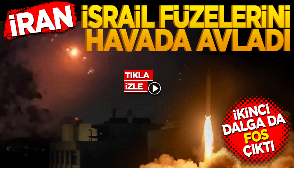 İran İsrail füzelerini havada avladı! İkinci dalga da ‘fos’ çıktı