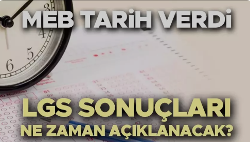 LGS sonuçları için geri sayım!                  