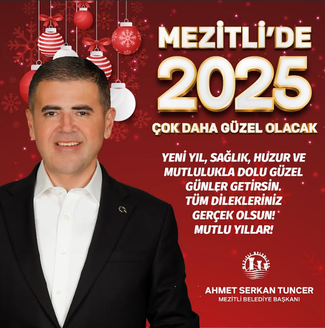 Mersin, Mezitli Belediye Başkanından Yeni yıl mesajı