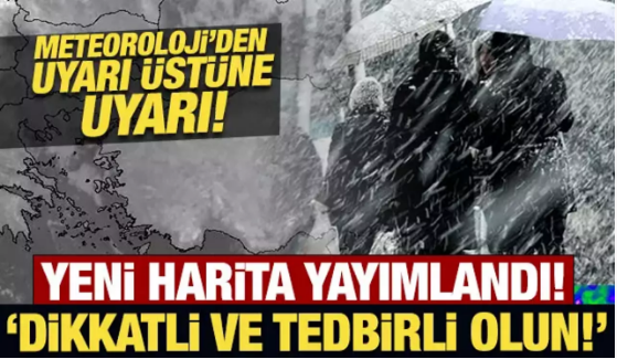 Meteoroloji'den uyarı üstüne uyarı!       