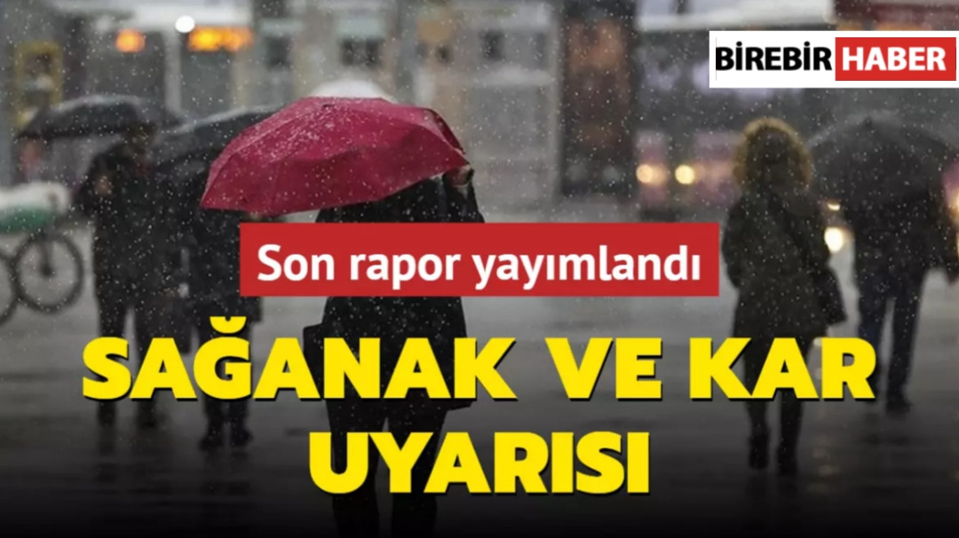 Sağanak ve Kar Uyarısı! 