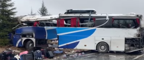 Son dakika... Eskişehir'de yolcu otobüsü takla attı! Ölü ve yaralılar var