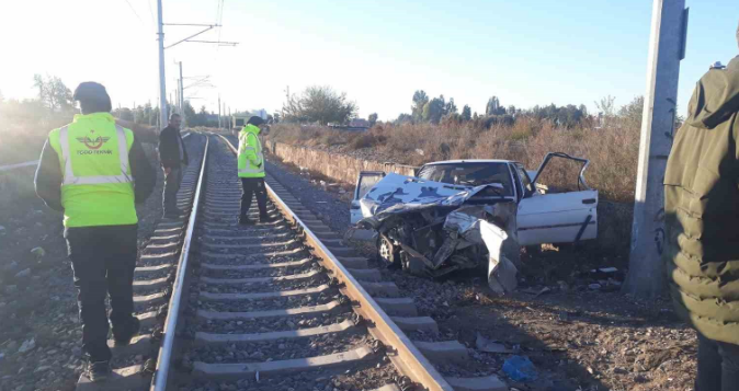 Tarsus’ta tren kazası: 1 yaralı