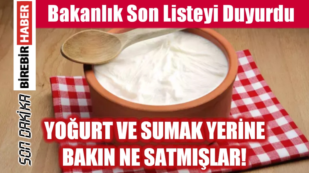 Yoğurt ve Sumak Yerine Bakın Ne Satmışlar!